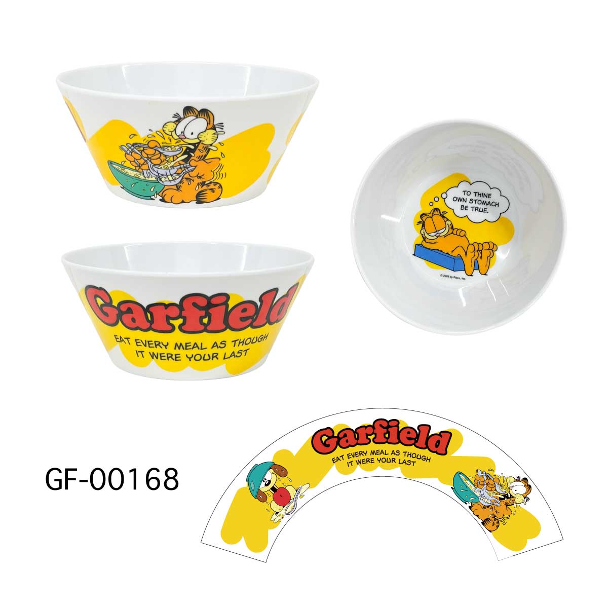 ■S.H.O ENTER PRISE（ショー・エンタープライズ）■■2026AW　新作■　GARFIELD　メラミンボウル　GF-00168