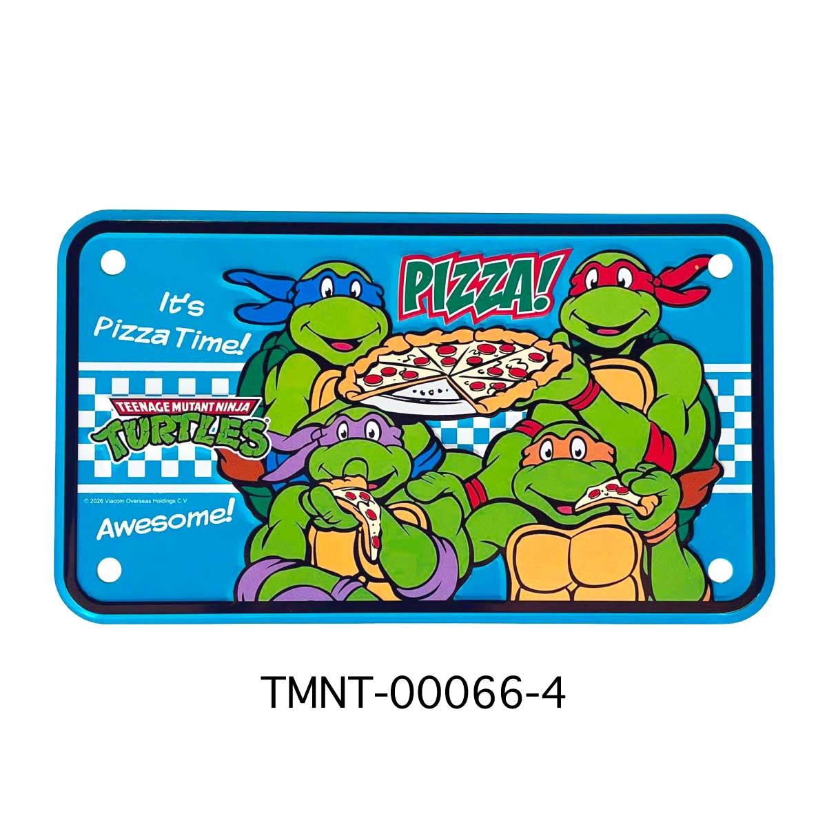 ■S.H.O ENTER PRISE（ショー・エンタープライズ）■■2026SS　新作■　Teenage Mutant Ninja Turtles　BIKER CMプレート　TMNT-00066-4