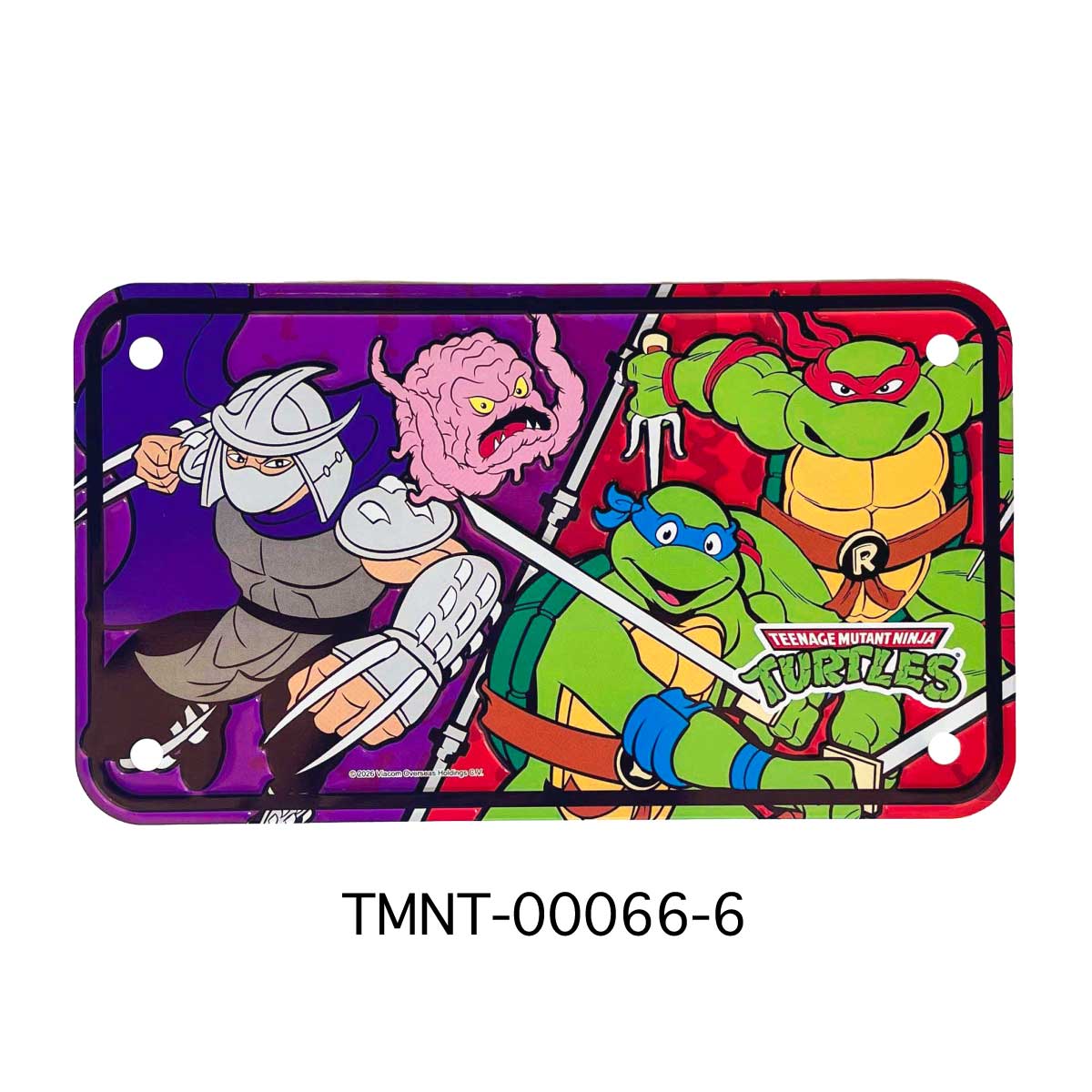 ■S.H.O ENTER PRISE（ショー・エンタープライズ）■■2026SS　新作■　Teenage Mutant Ninja Turtles　BIKER CMプレート　TMNT-00066-6