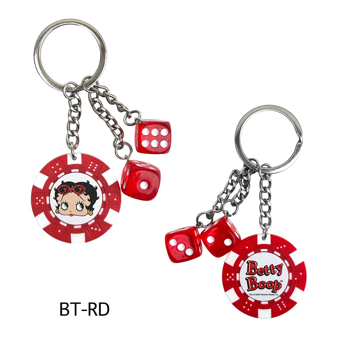 ■S.H.O ENTER PRISE（ショー・エンタープライズ）■■2026SS　新作■　BETTY BOOP　ポーカーチップキーリング　BT-RD