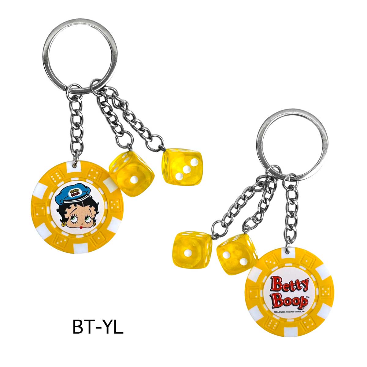 ■S.H.O ENTER PRISE（ショー・エンタープライズ）■■2026SS　新作■　BETTY BOOP　ポーカーチップキーリング　BT-YL
