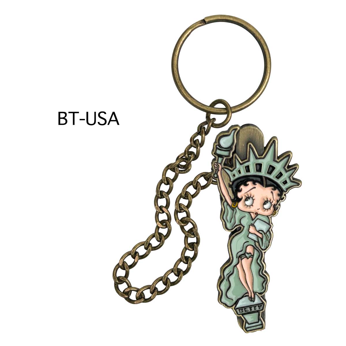 ■S.H.O ENTER PRISE（ショー・エンタープライズ）■■2026SS　新作■　BETTY BOOP　キーリングクリップ　BT-USA
