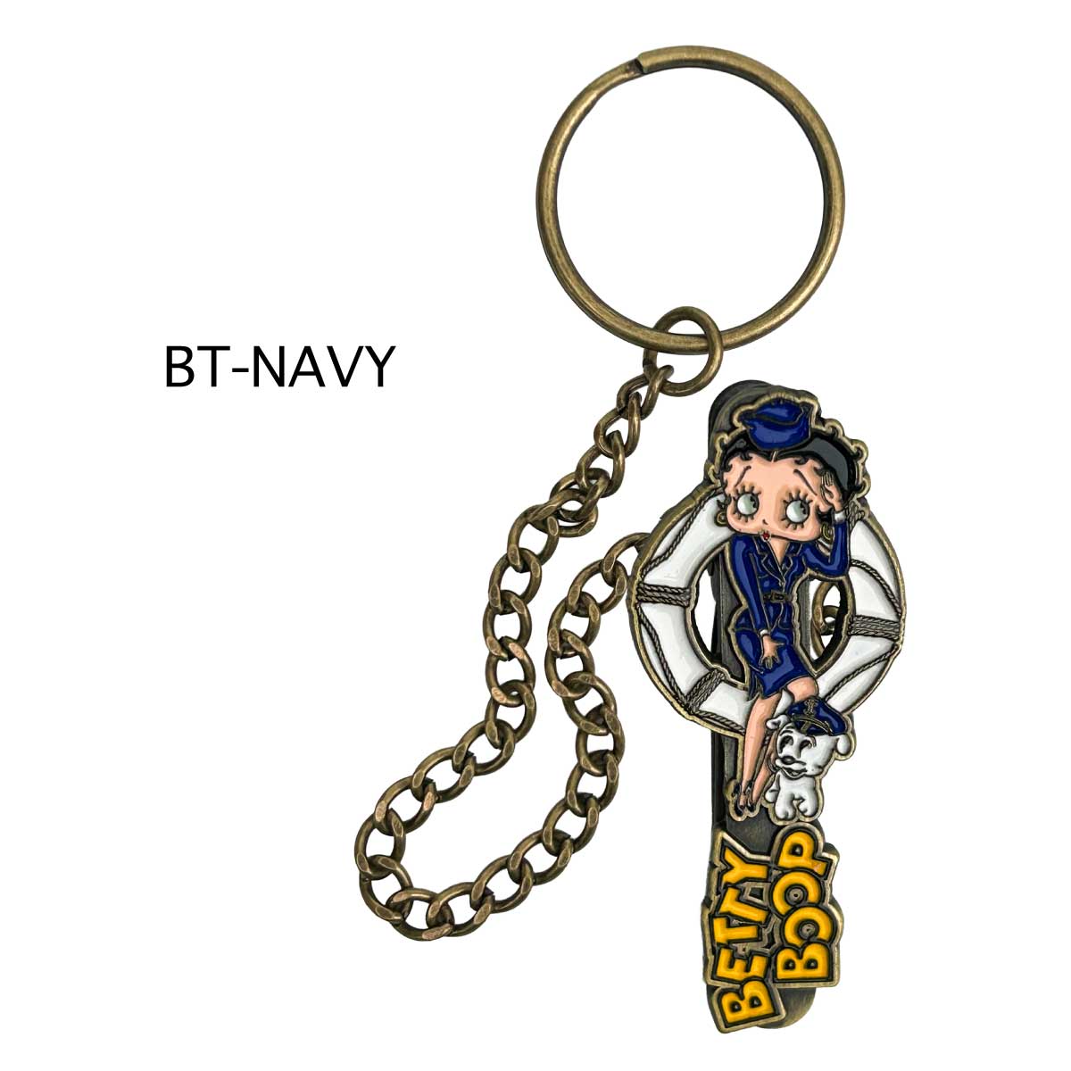 ■S.H.O ENTER PRISE（ショー・エンタープライズ）■■2026SS　新作■　BETTY BOOP　キーリングクリップ　BT-NAVY