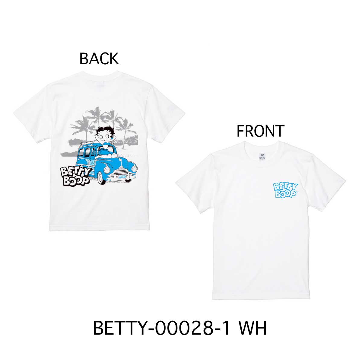 ■S.H.O ENTER PRISE（ショー・エンタープライズ）■■2026SS　新作■　BETTY BOOP　Tシャツ　BETTY-00028-1　WH