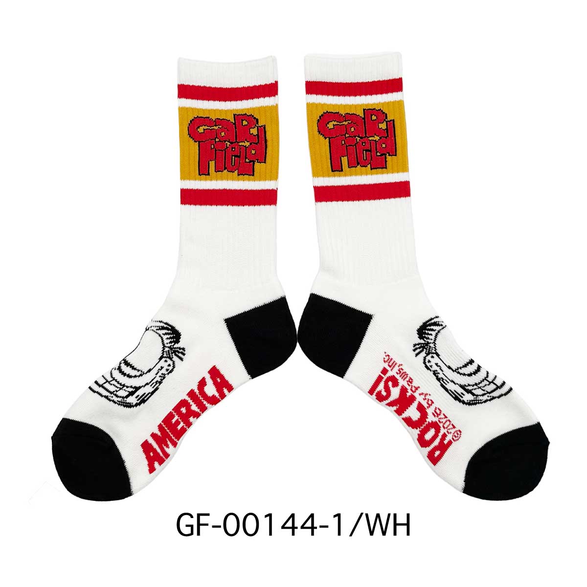 ■S.H.O ENTER PRISE（ショー・エンタープライズ）■■2026SS　新作■　GARFIELD　ソックス　GF-00144-1/WH