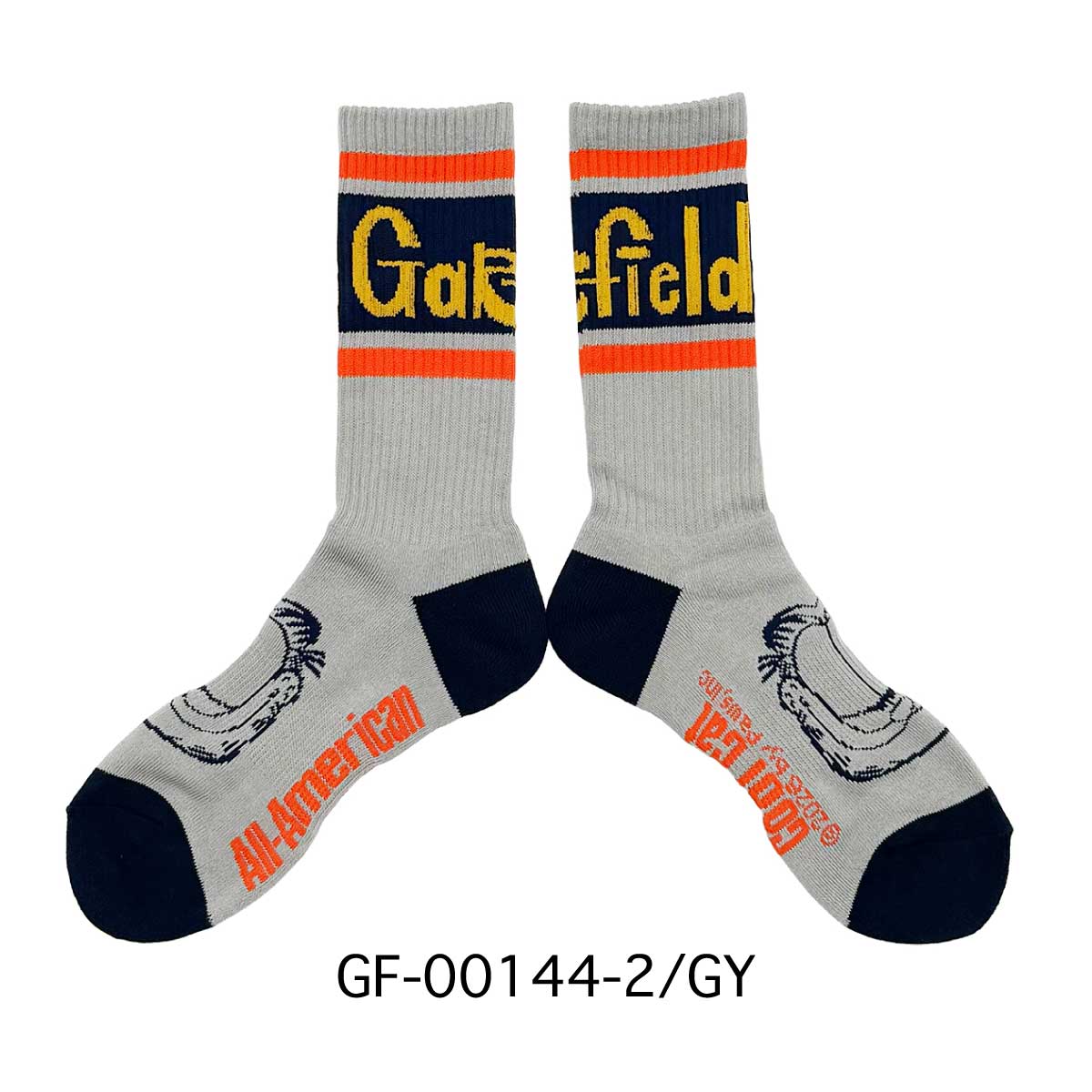 ■S.H.O ENTER PRISE（ショー・エンタープライズ）■■2026SS　新作■　GARFIELD　ソックス　GF-00144-2/GY