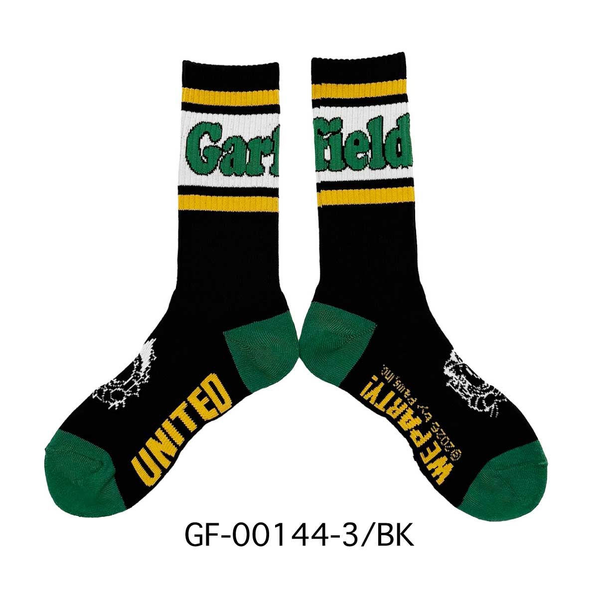 ■S.H.O ENTER PRISE（ショー・エンタープライズ）■■2026SS　新作■　GARFIELD　ソックス　GF-00144-3/BK