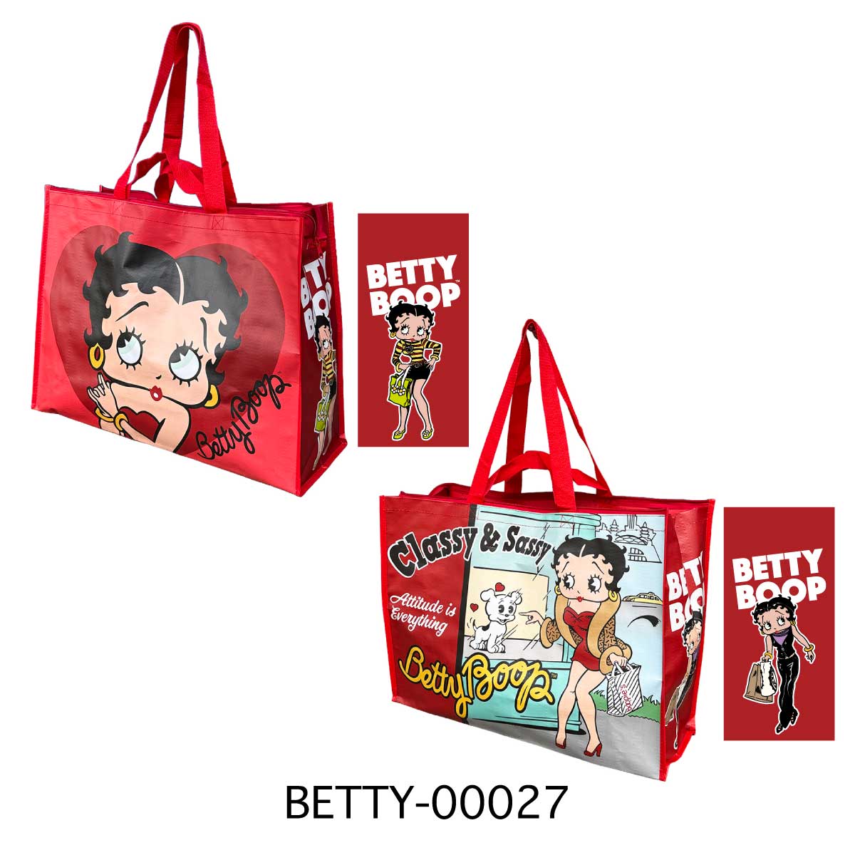 ■S.H.O ENTER PRISE（ショー・エンタープライズ）■■2026SS　新作■　BETTY BOOP　ショッピングバッグ　BETTY-00027