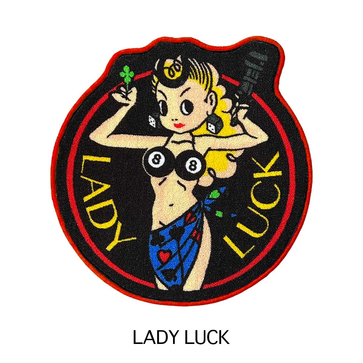 ■S.H.O ENTER PRISE（ショー・エンタープライズ）■■2026SS　新作■　アメリカンフロアマット　LADY LUCK