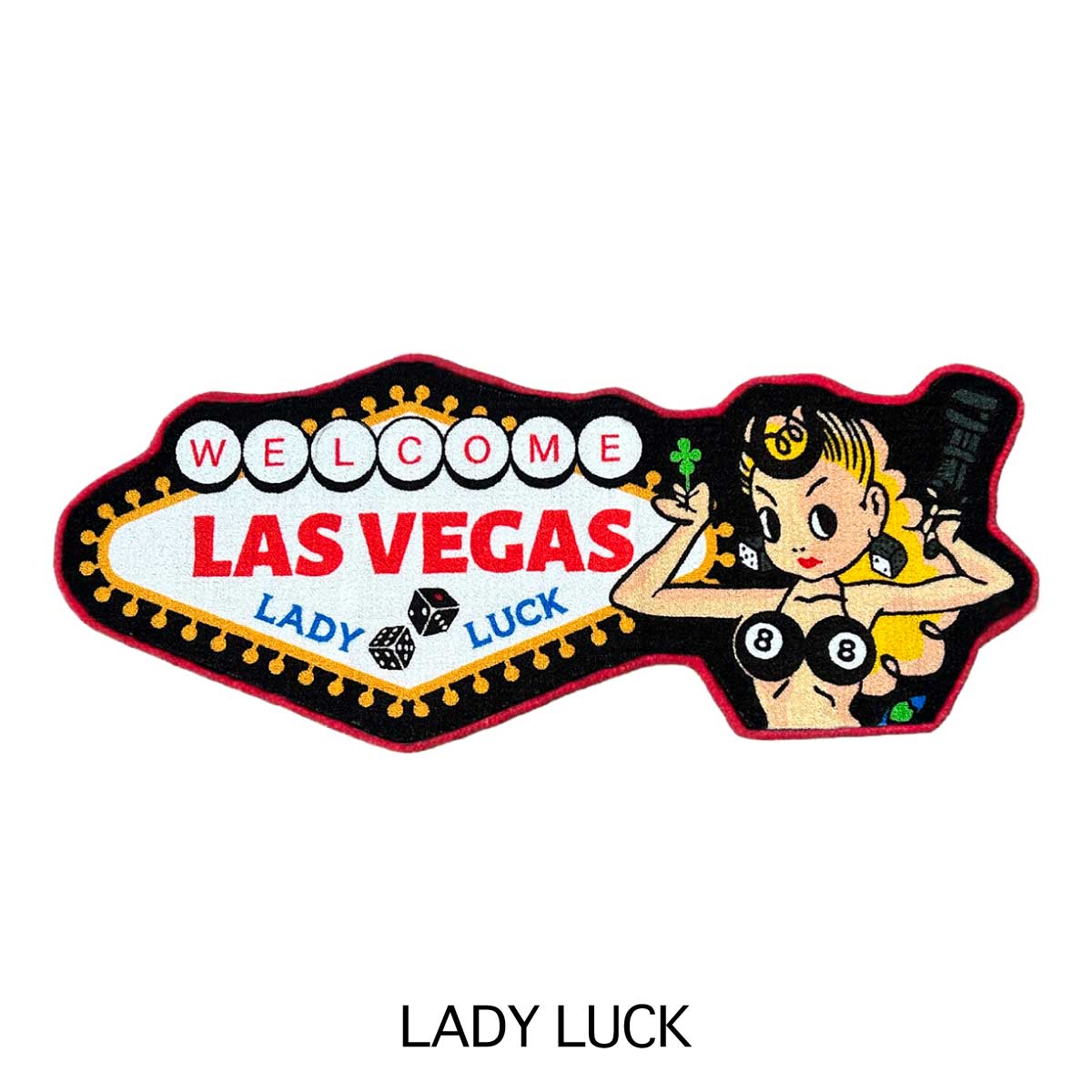 ■S.H.O ENTER PRISE（ショー・エンタープライズ）■■2026SS　新作■　アメリカンキッチンマット　LADY LUCK
