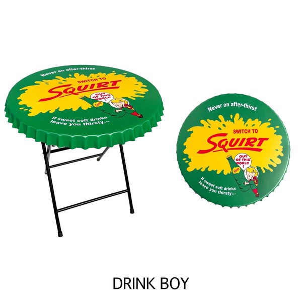 ■S.H.O ENTER PRISE（ショー・エンタープライズ）■■2026SS　新作■　ボトルキャップテーブル　DRINK BOY