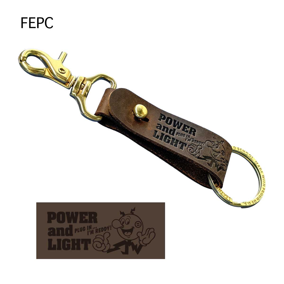 ■S.H.O ENTER PRISE（ショー・エンタープライズ）■■2026SS　新作■　レザーベルトループキーリング　FEPC
