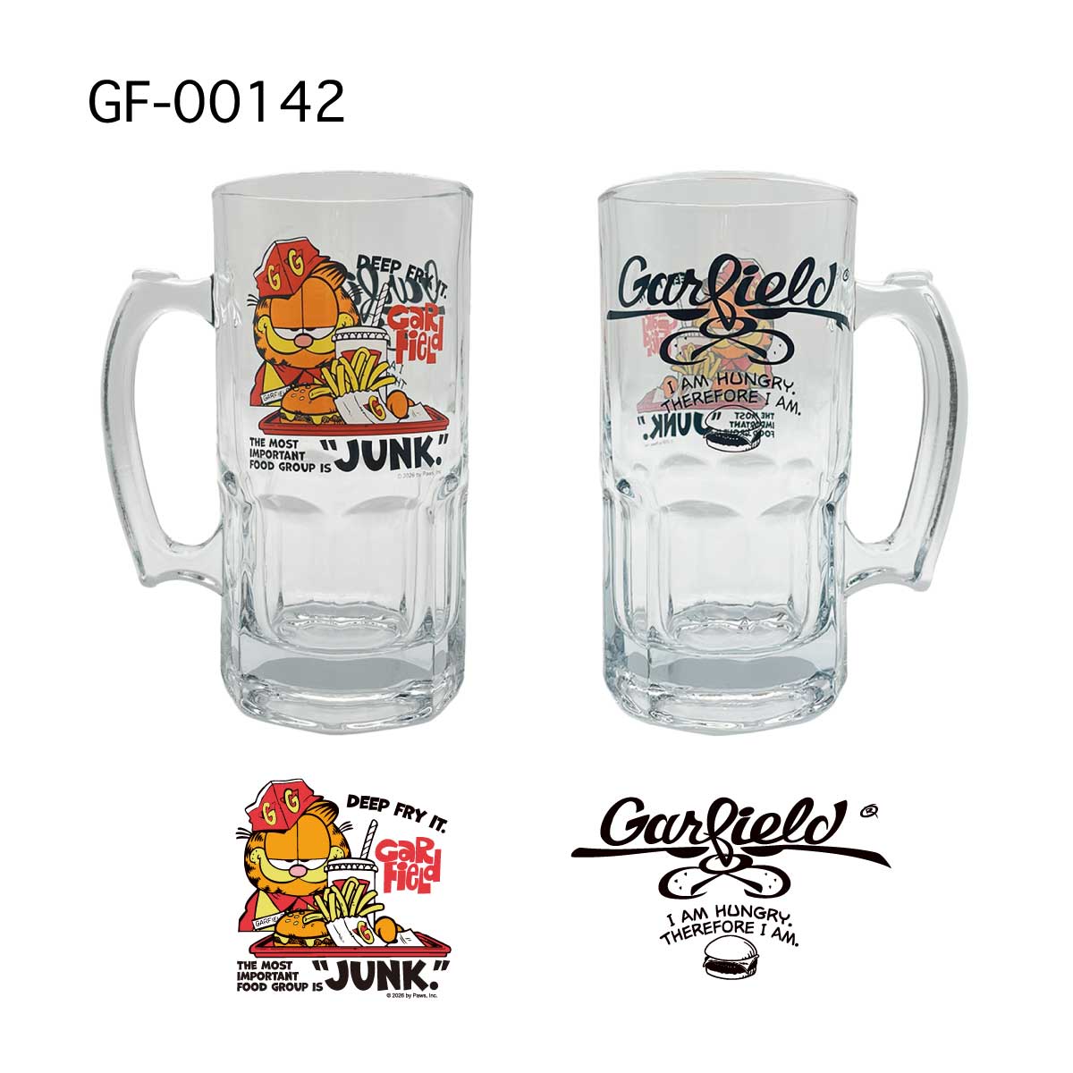■S.H.O ENTER PRISE（ショー・エンタープライズ）■■2026SS　新作■　GARFIELD　ラージグラスマグ　GF-00142