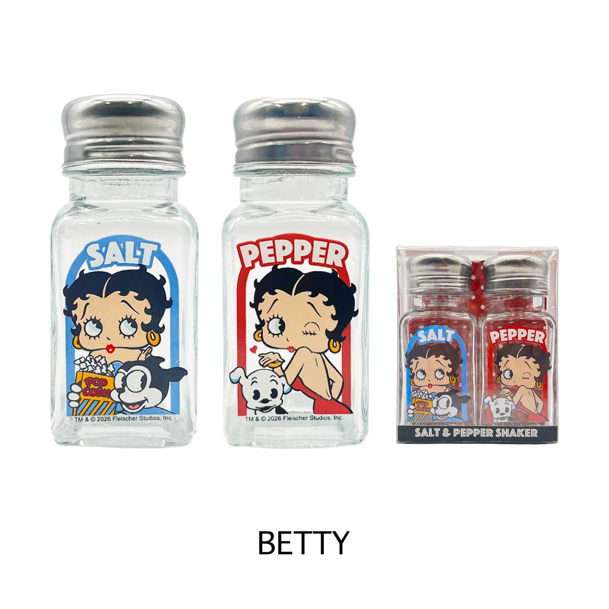 ■S.H.O ENTER PRISE（ショー・エンタープライズ）■■2026SS　新作■　BETTY BOOP　ソルト＆ペッパー シェイカー