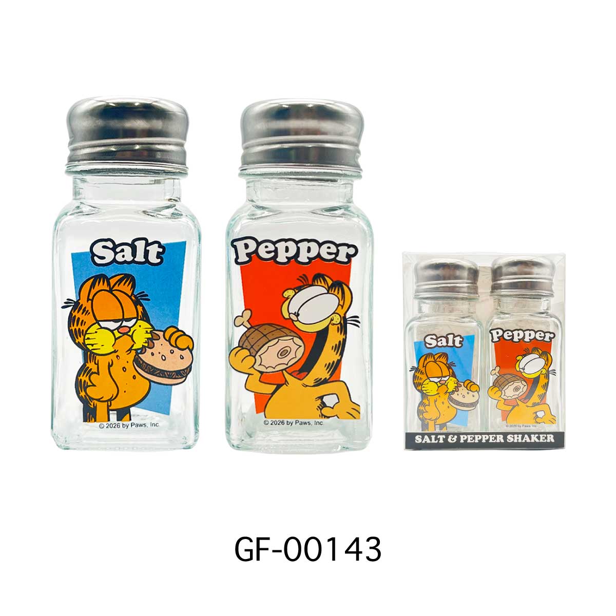 ■S.H.O ENTER PRISE（ショー・エンタープライズ）■■2026SS　新作■　GARFIELD　ソルト＆ペッパー シェイカー　GF-00143