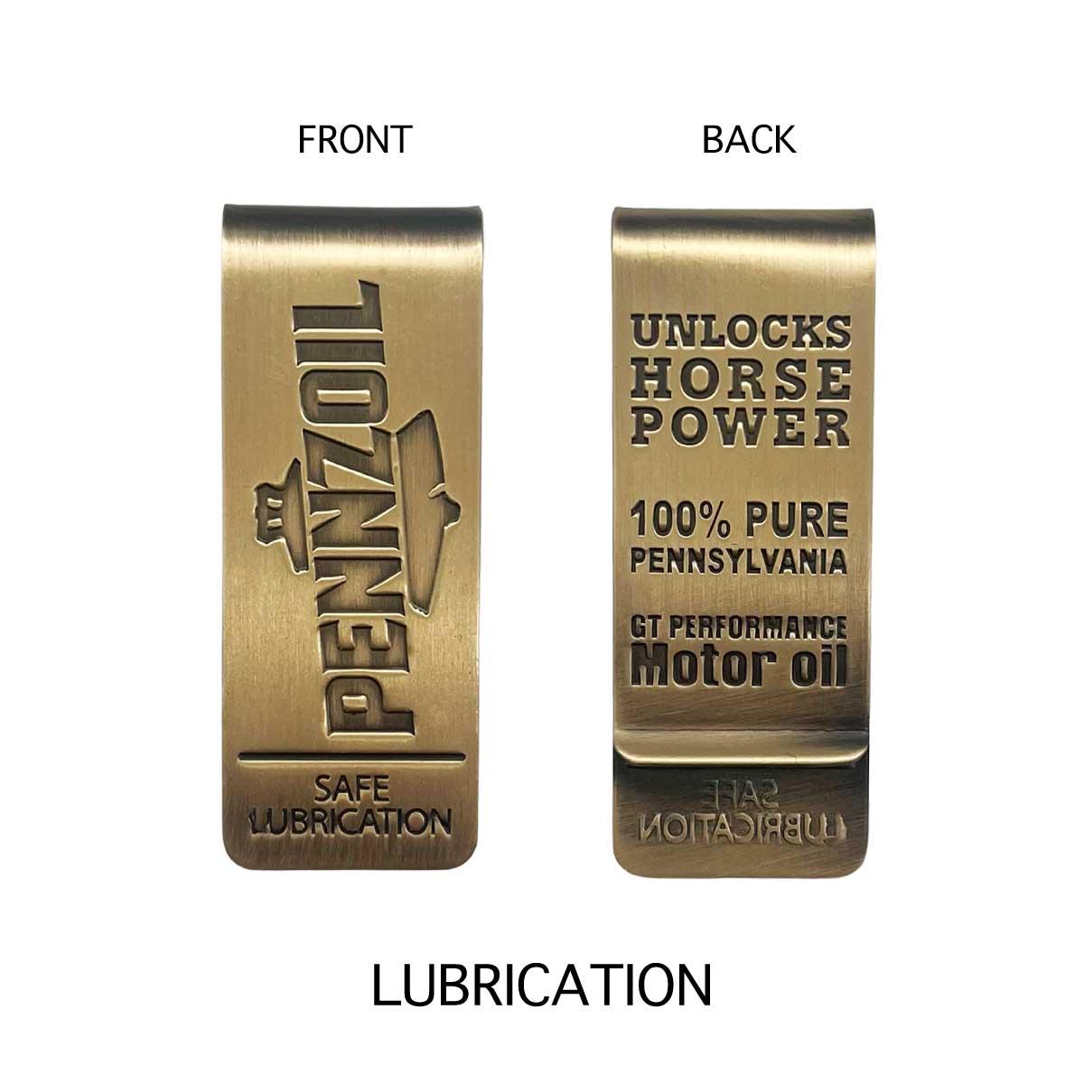 ■S.H.O ENTER PRISE（ショー・エンタープライズ）■■2026SS　新作■　真鍮製マネークリップ　LUBRICATION
