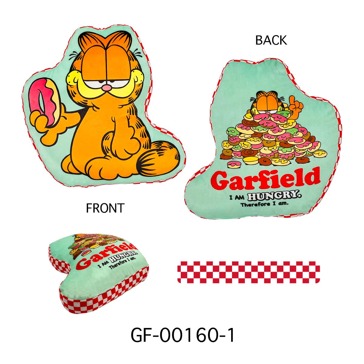 ■S.H.O ENTER PRISE（ショー・エンタープライズ）■■2026SS　新作■　GARFIELD　ダイカットクッション　GF-00160-1