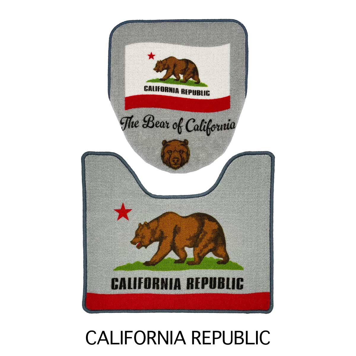 ■S.H.O ENTER PRISE（ショー・エンタープライズ）■■2026SS　新作■　トイレマット&蓋カバー　CALIFORNIA REPUBLIC