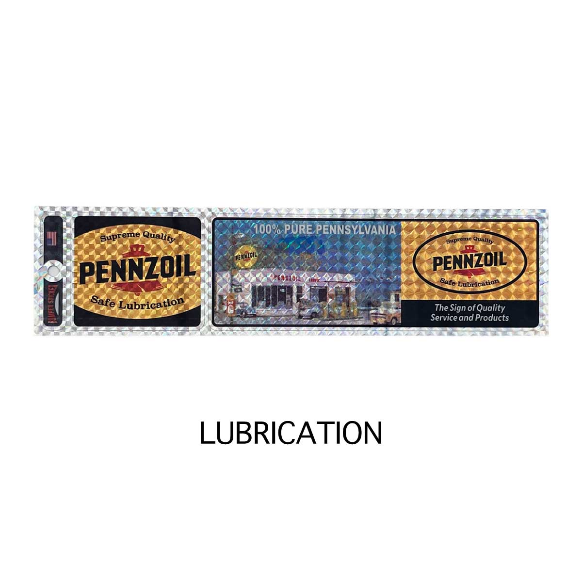 ■S.H.O ENTER PRISE（ショー・エンタープライズ）■■2026SS　新作■　プリズムバンパーステッカー　LUBRICATION