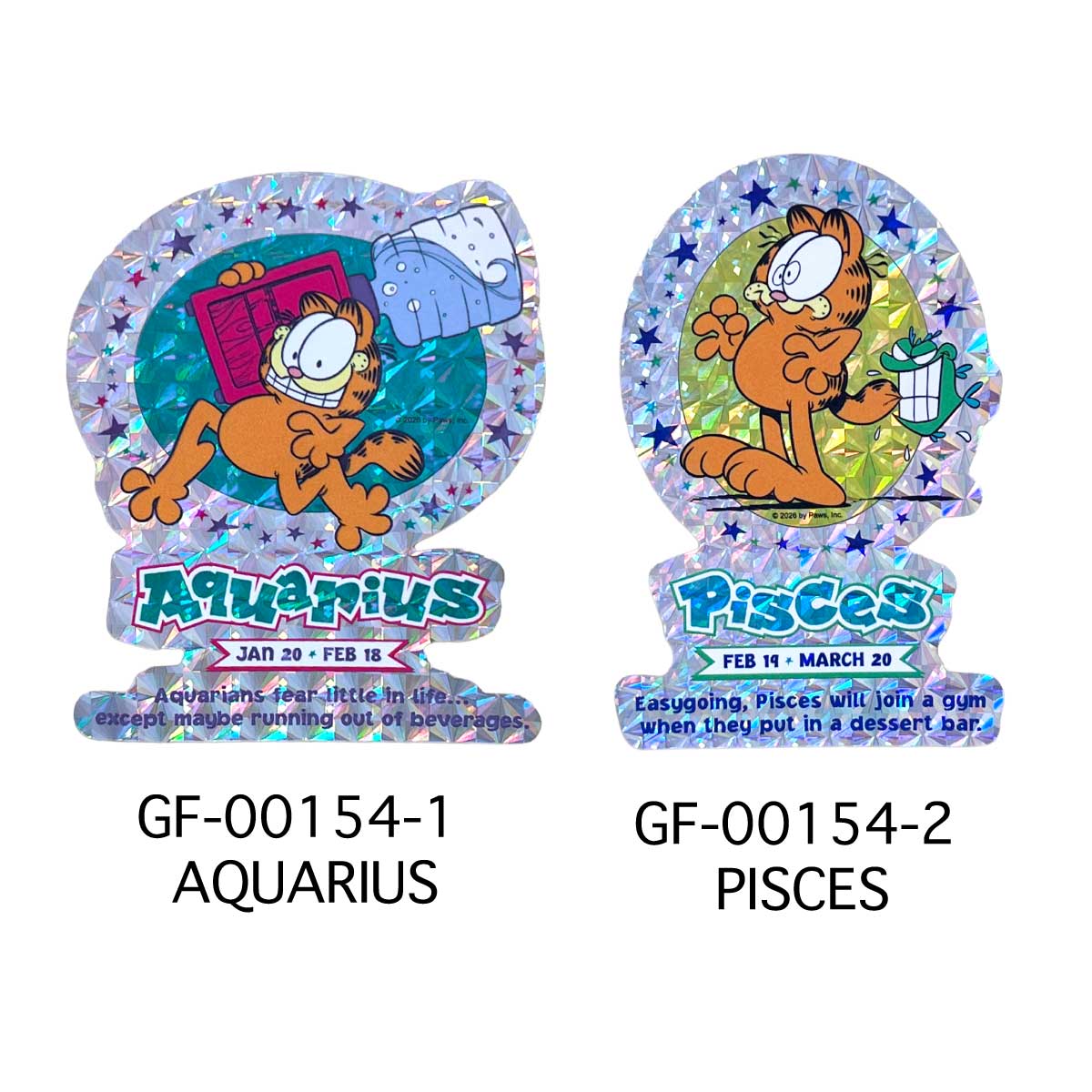 ■S.H.O ENTER PRISE（ショー・エンタープライズ）■■2026SS　新作■　GARFIELD　プリズム星座ステッカー