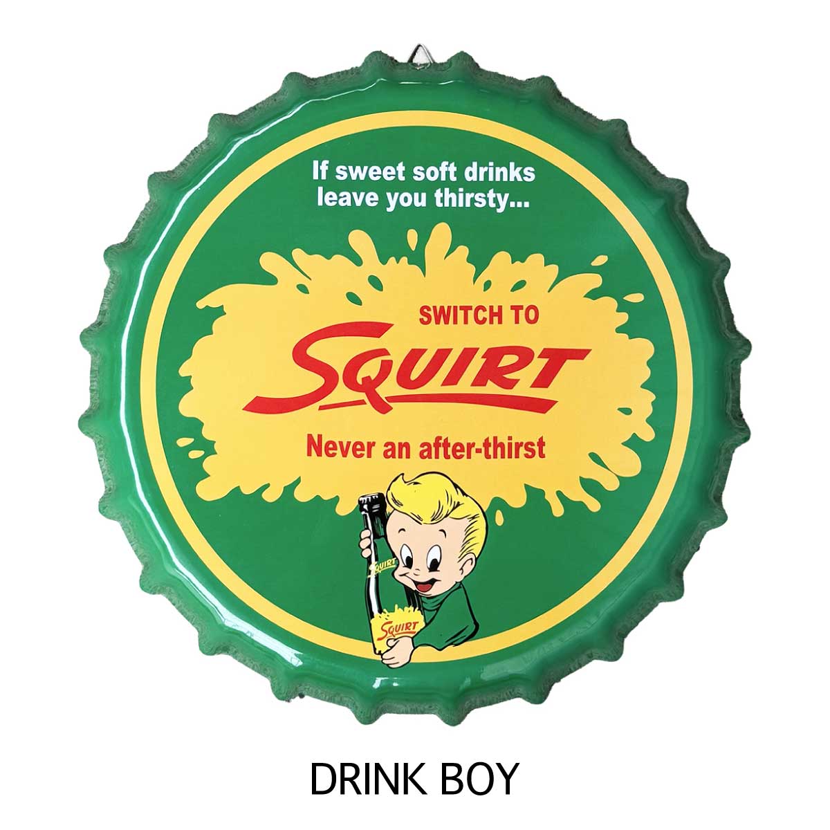 ■S.H.O ENTER PRISE（ショー・エンタープライズ）■■2026SS　新作■　ボトルキャップサイン　DRINK BOY