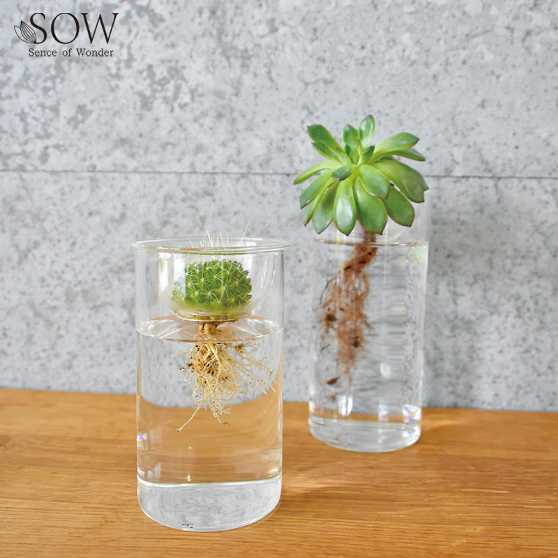 ■SOW（ソウ）■■2024AW　新作■　BULB VASE　水栽培ガラスベース　クリア