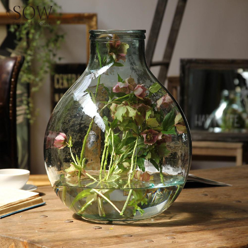 ■SOW（ソウ）■　VALENCIA　リサイクルガラスフラワーベース　TRES