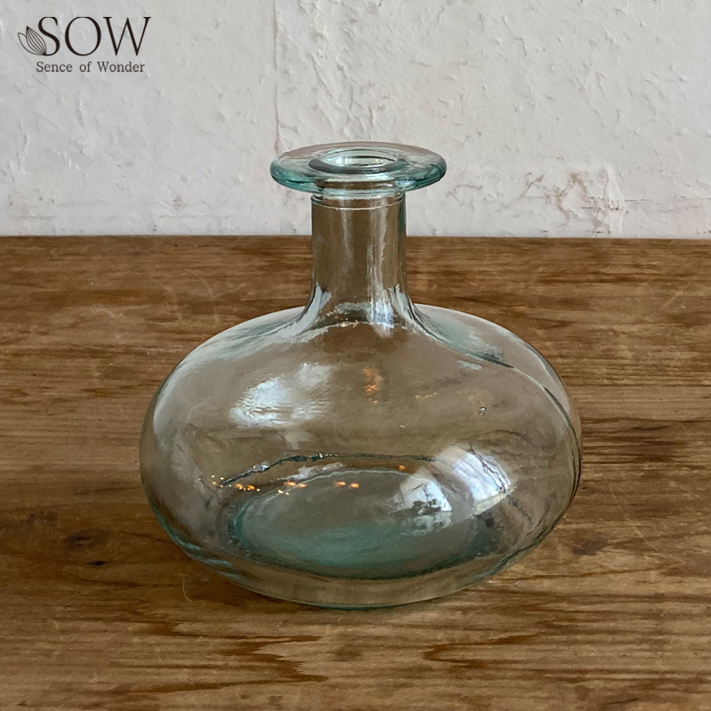 ■SOW（ソウ）■■2025AW　先行予約■　リサイクルガラス　FLORERO BOTELLA　フラスコ