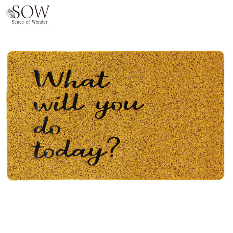 ■SOW（ソウ）■■2025SS　先行予約■　ふかふかテラスマット　What will you do today?