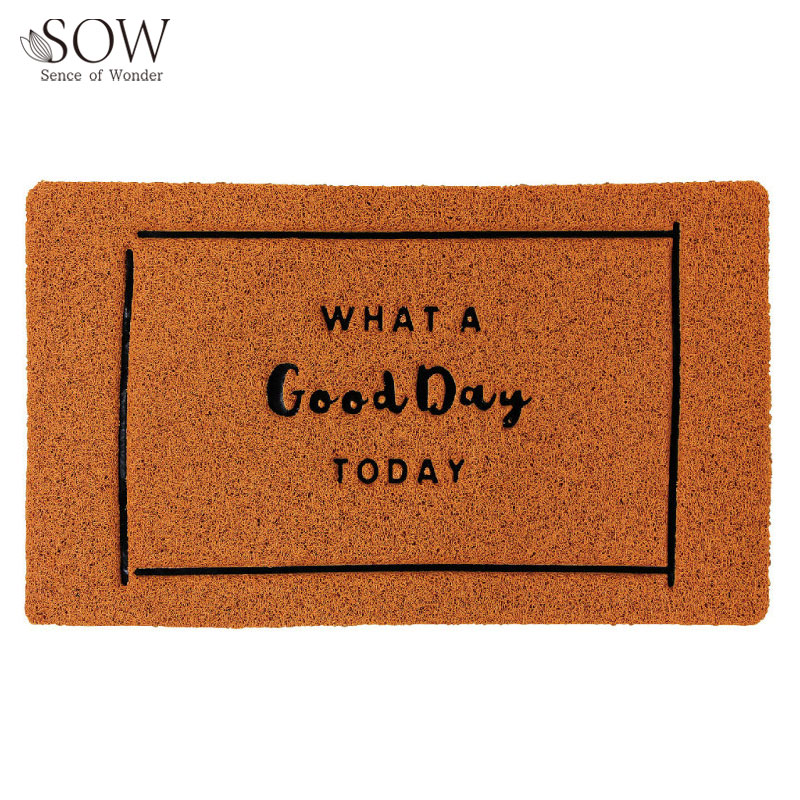 ■SOW（ソウ）■■2025SS　先行予約■　ふかふかテラスマット　WHAT A Good Day TODAY