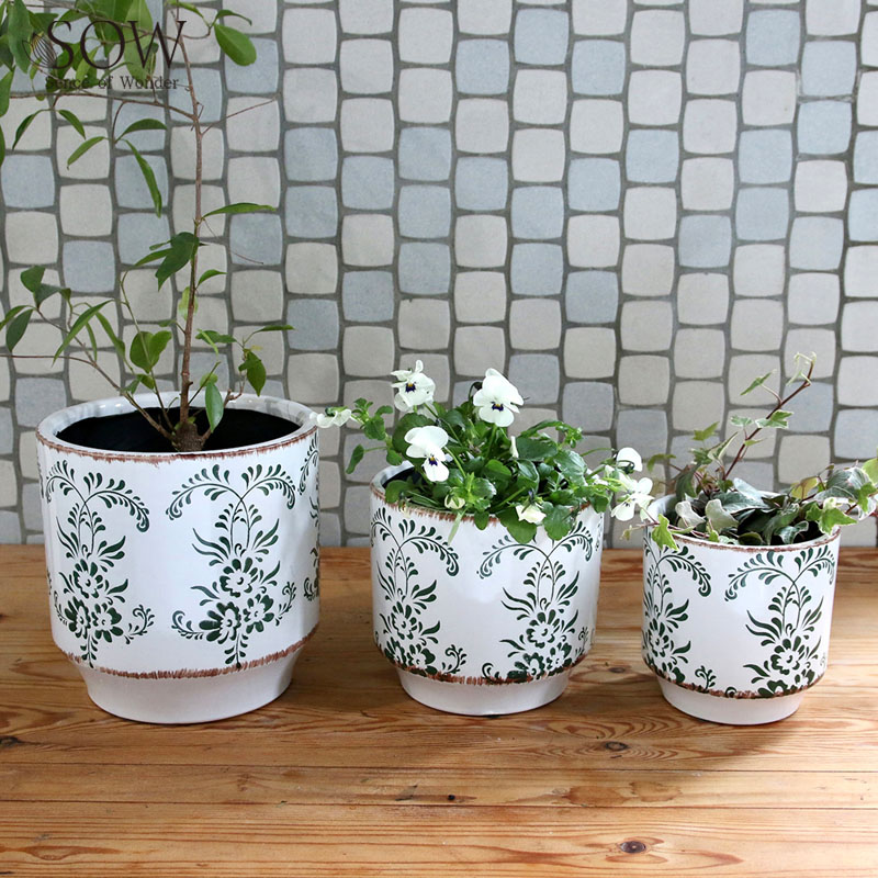 ■SOW（ソウ）■■2026SS　先行予約■　ブルーミー　セラミックポット　グリーン