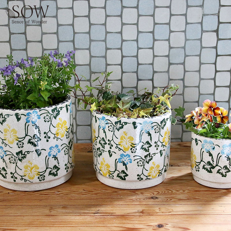 ■SOW（ソウ）■■2026SS　先行予約■　ブルーミー　セラミックポット　ミックス