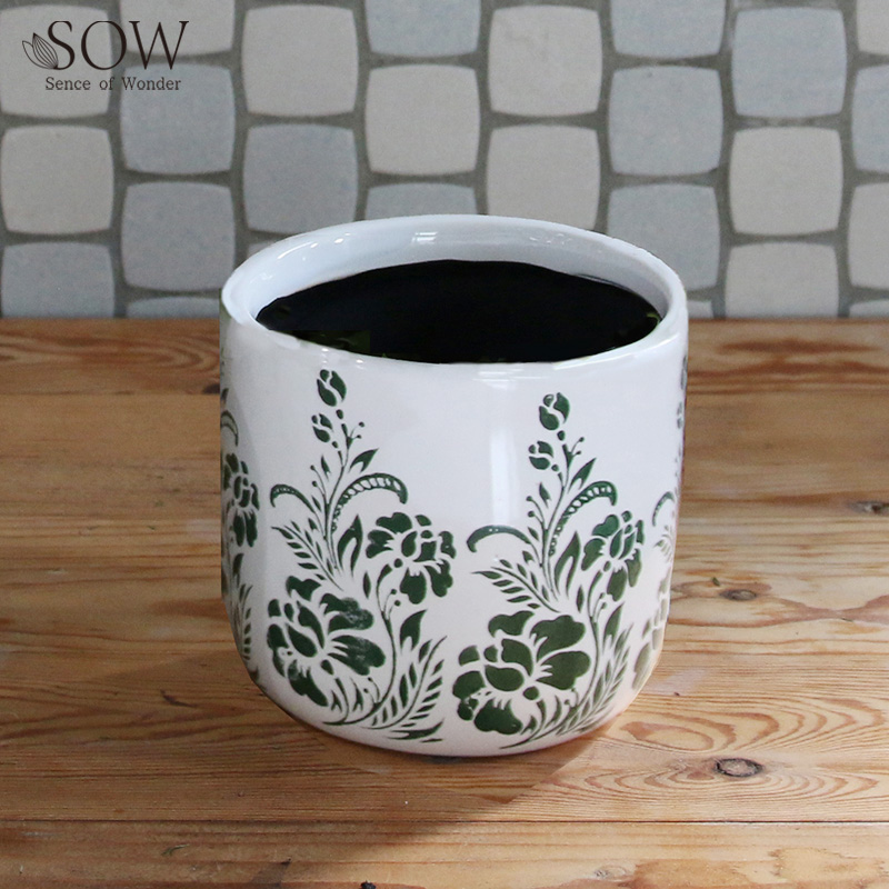 ■SOW（ソウ）■■2026SS　先行予約■　ブルーミー　セラミックポット　ラウンド　ロウ