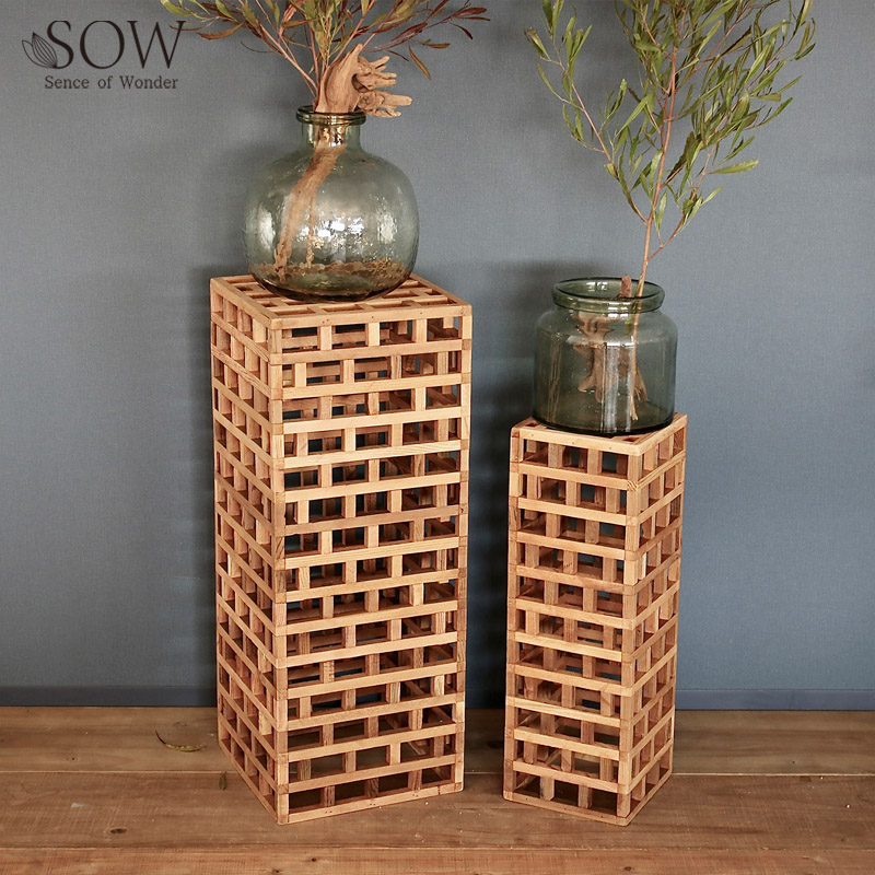 ■SOW（ソウ）■■2026SS　先行予約■　TUMU ウッドディスプレイボックス　ハイ