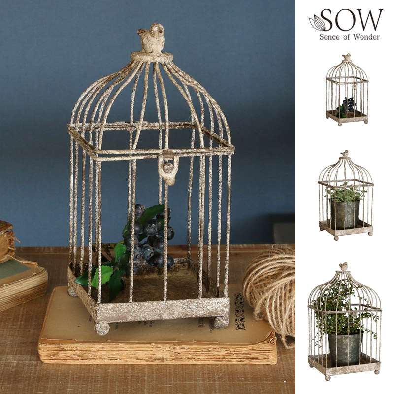 ■SOW（ソウ）■■2026SS　新作■　アンクブリキバードケージ　スクエア