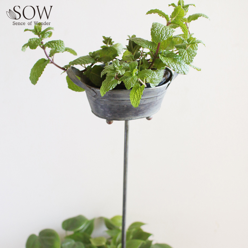 ■SOW（ソウ）■■2026SS　新作■　ブリキガーデンピック　オーバルポット