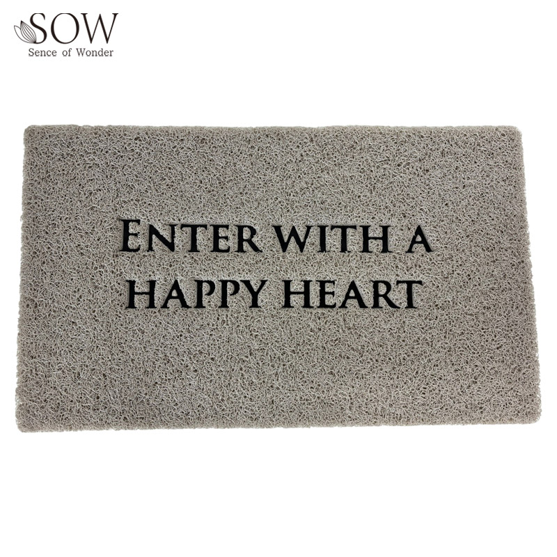 ■SOW（ソウ）■■2026SS　新作■　ふかふかテラスマット　ENTER WITH A HAPPY HEART