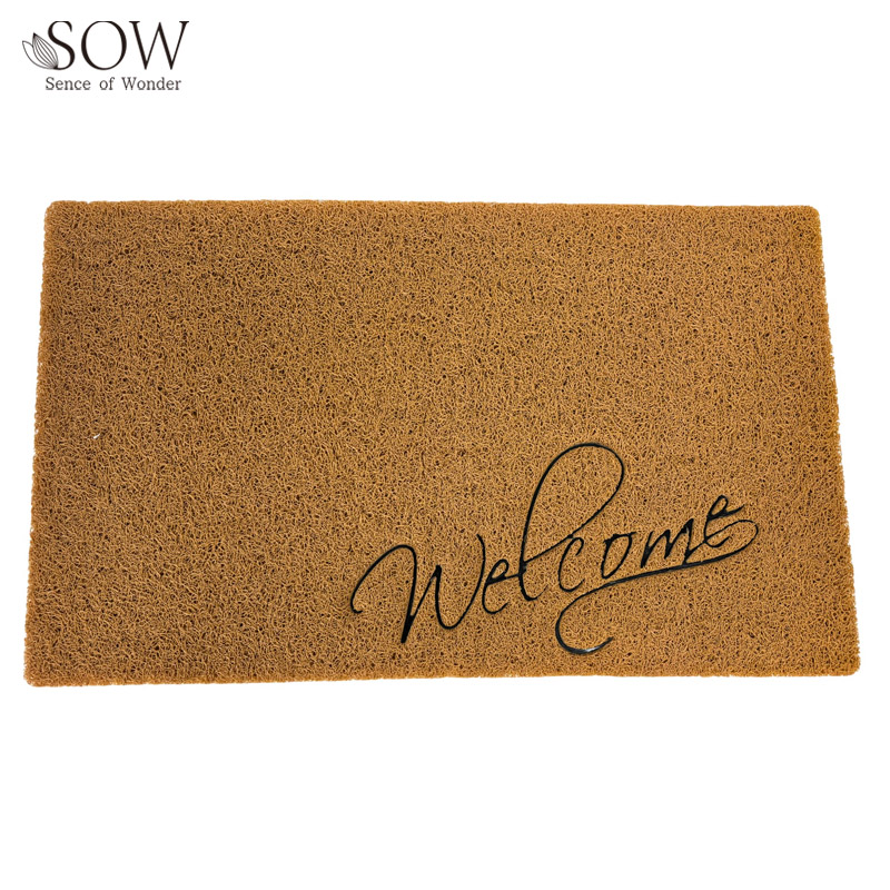 ■SOW（ソウ）■■2026SS　新作■　ふかふかテラスマット　WELCOME　ナチュラル