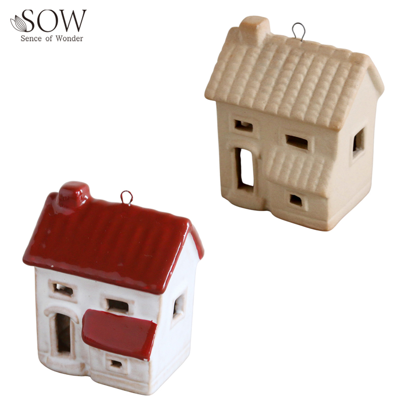 ■SOW（ソウ）■■2026X'mas　先行予約■　セラミックオブジェ　ハウス　B