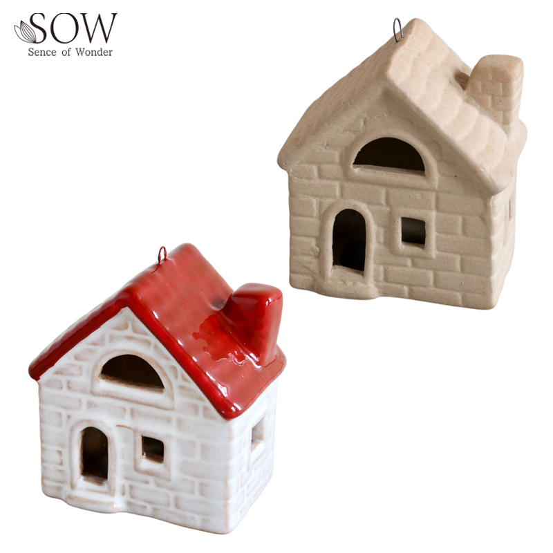 ■SOW（ソウ）■■2026X'mas　先行予約■　セラミックオブジェ　ハウス　C