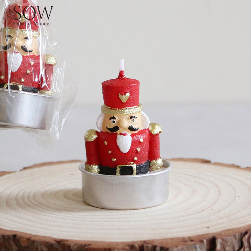 ■SOW（ソウ）■■2026X'mas　先行予約■　ラッピングキャンドルオーナメント　兵隊さん　レッド
