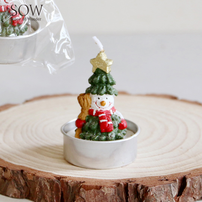 ■SOW（ソウ）■■2026X'mas　先行予約■　ラッピングキャンドルオーナメント　スノーマン