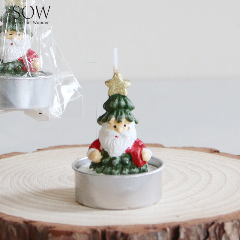 ■SOW（ソウ）■■2026X'mas　先行予約■　ラッピングキャンドルオーナメント　サンタ