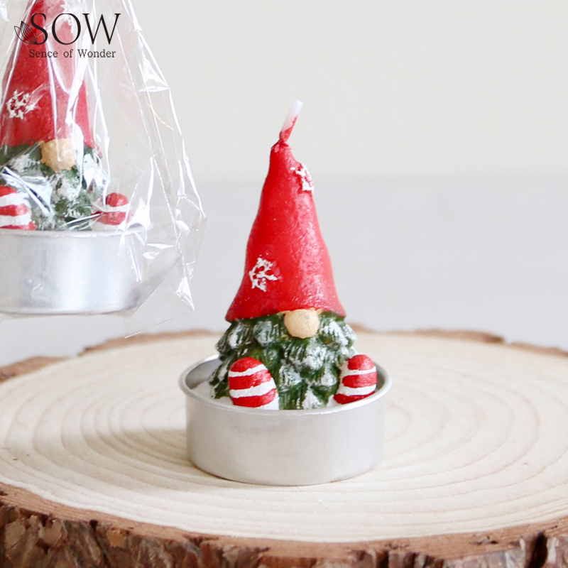 ■SOW（ソウ）■■2026X'mas　先行予約■　ラッピングキャンドルオーナメント　ノーム　Sサイズ