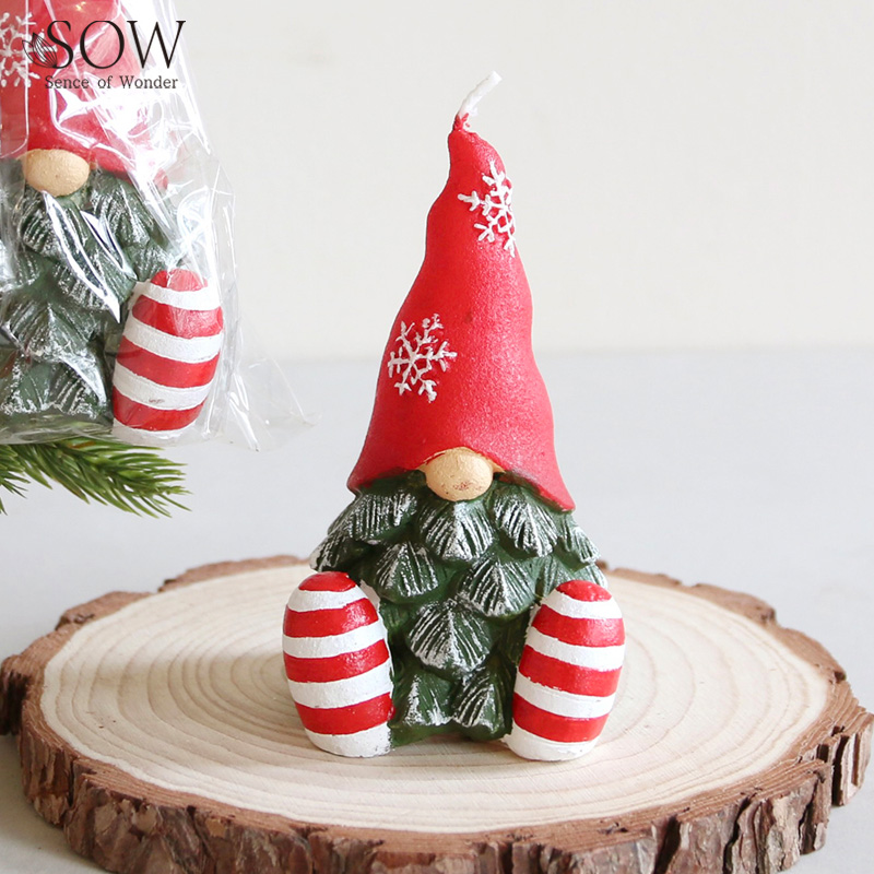 ■SOW（ソウ）■■2026X'mas　先行予約■　ラッピングキャンドルオーナメント　ノーム　Mサイズ