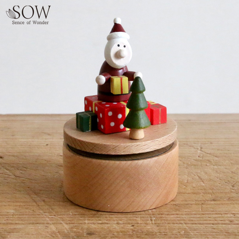 ■SOW（ソウ）■■2026X'mas　先行予約■　木製オルゴールミニ　サンタ