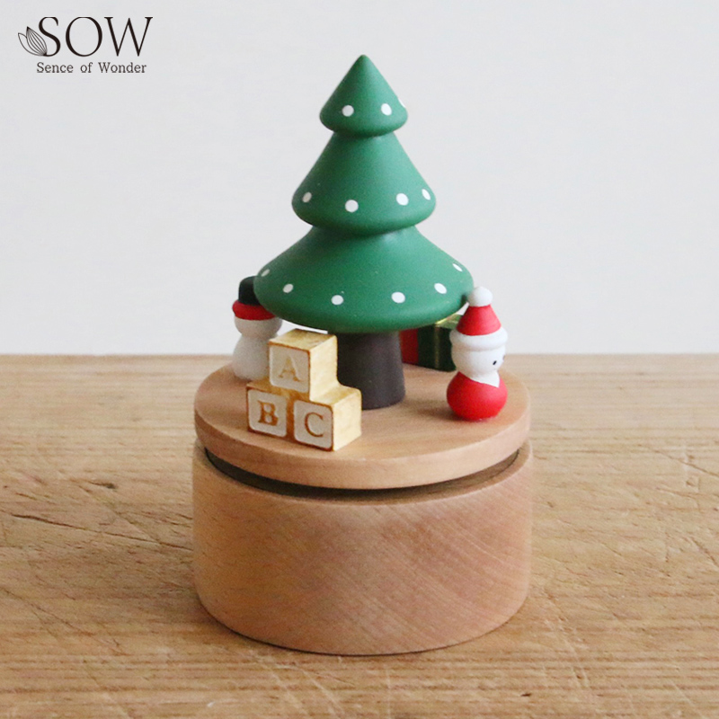 ■SOW（ソウ）■■2026X'mas　先行予約■　木製オルゴールミニ　ツリー