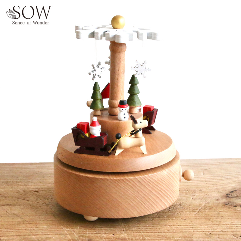 ■SOW（ソウ）■■2026X'mas　先行予約■　木製オルゴール　クリスマス　B