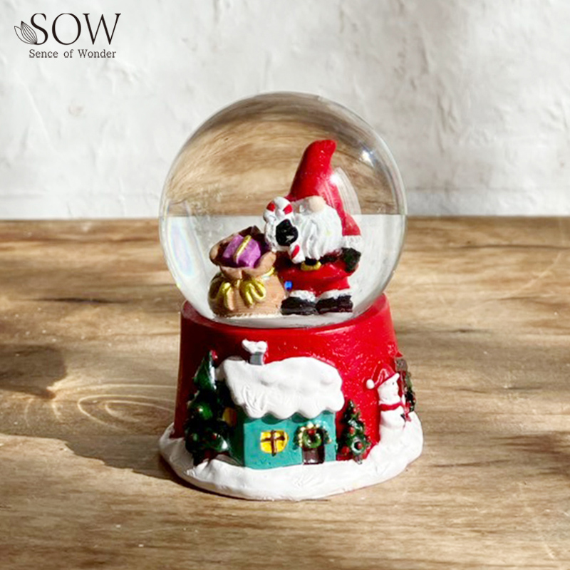 ■SOW（ソウ）■■2026X'mas　先行予約■　ミニスノードーム　サンタとプレゼント