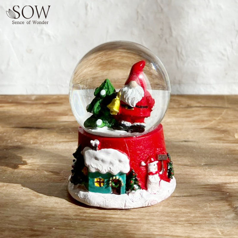 ■SOW（ソウ）■■2026X'mas　先行予約■　ミニスノードーム　サンタとツリー